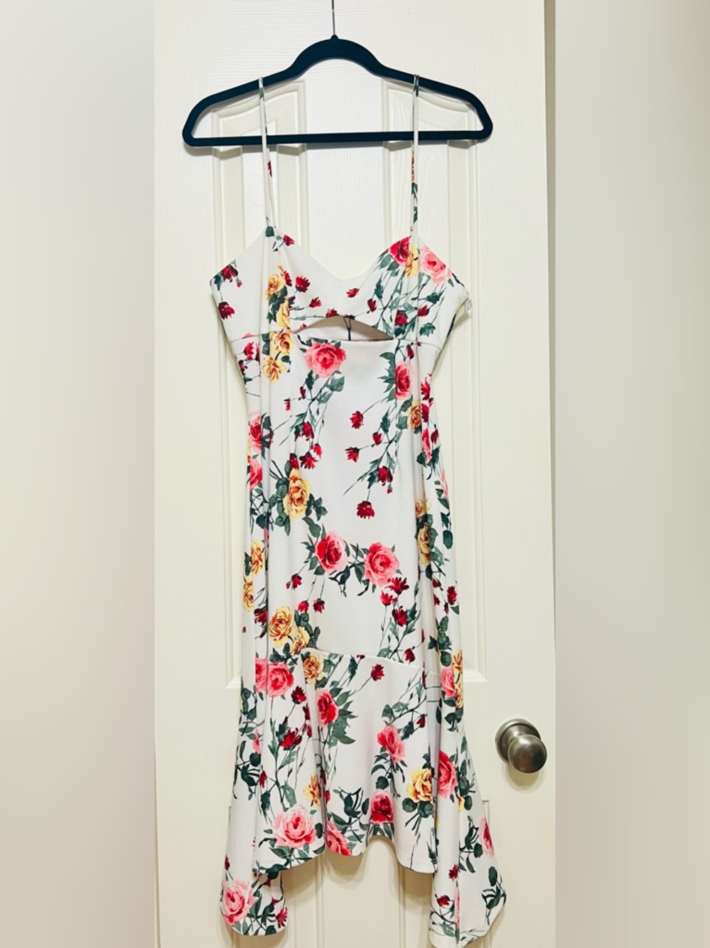 NWT Elegant Floral Mermaid Midi Dress - Picture 9 of 15